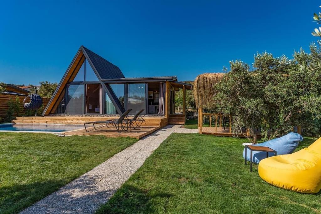 Villa Zeytin Havuzlu Jakuzili Fethiye Esterno foto